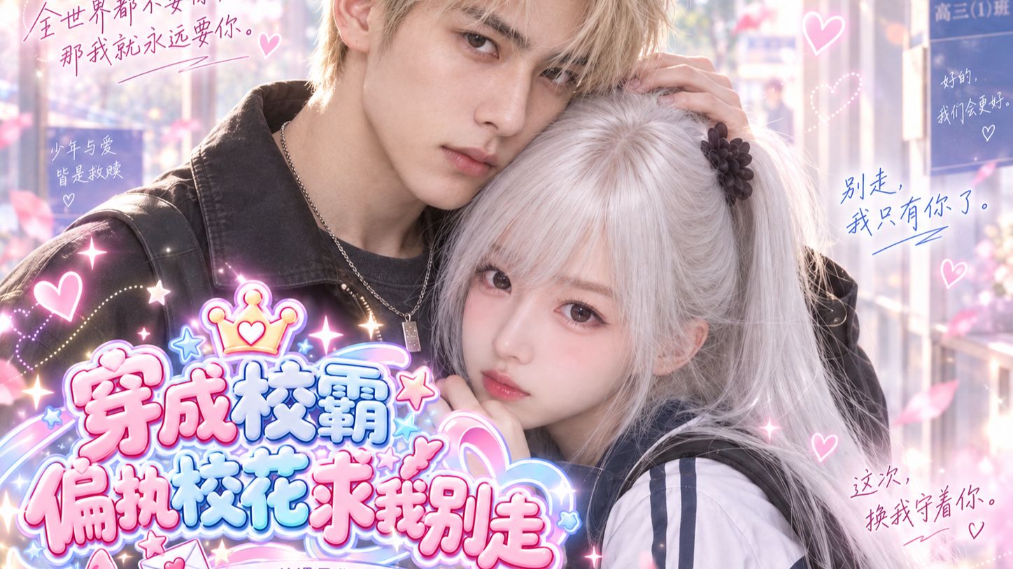 <穿成校霸 偏执校花求我别走> 第1-24超长合集版