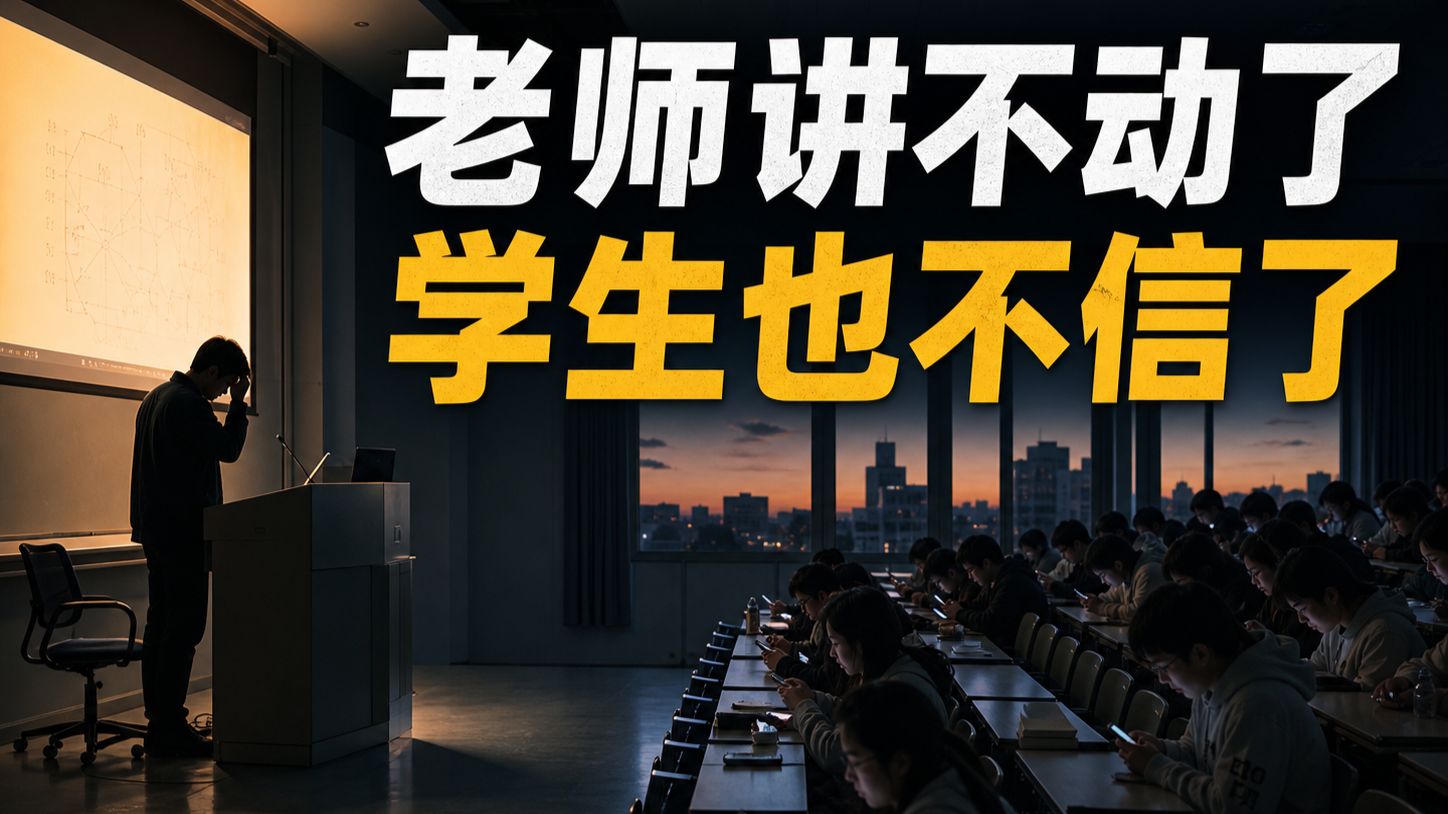大学课堂沉默了
