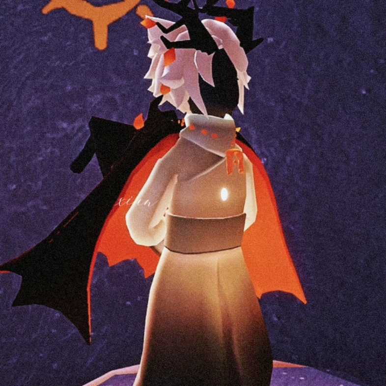 【sky光遇】猫猫头帅炸了/蝙蝠斗/枯角/穿搭