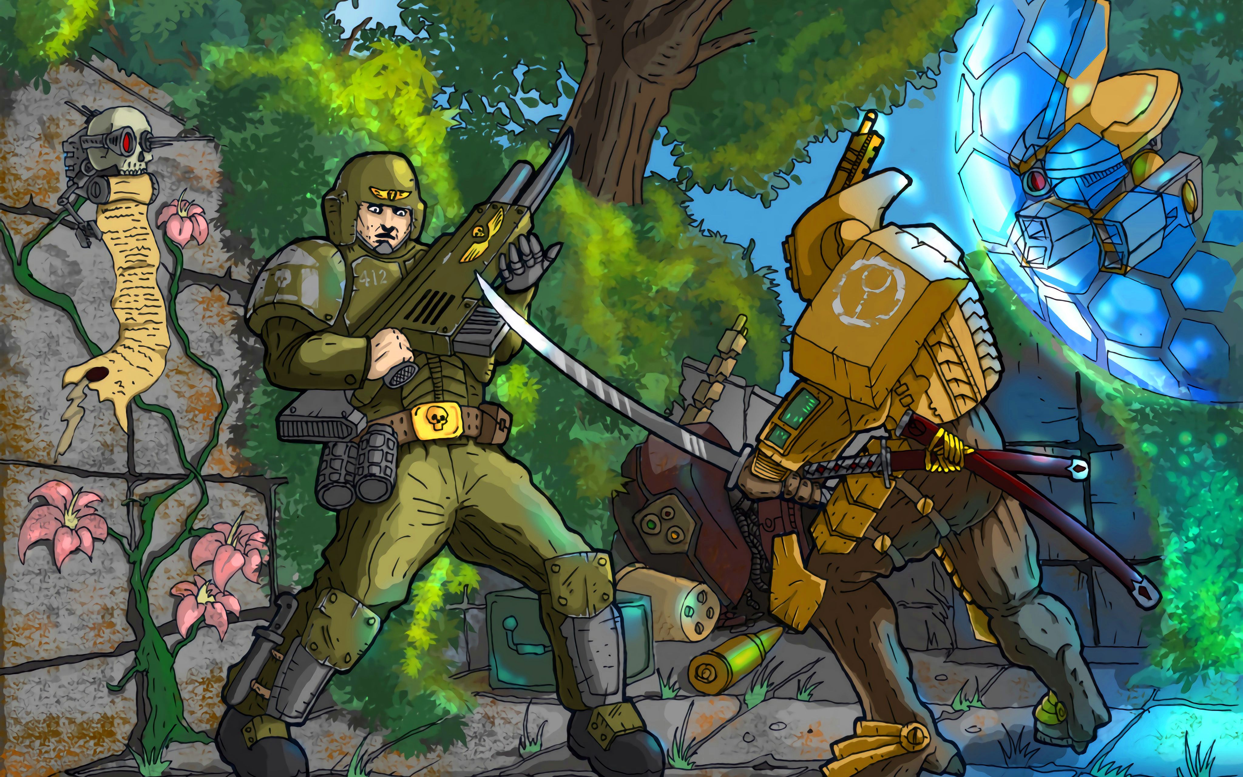 【战锤笑话】钛星人需要审判庭吗?一只生气的星际战士