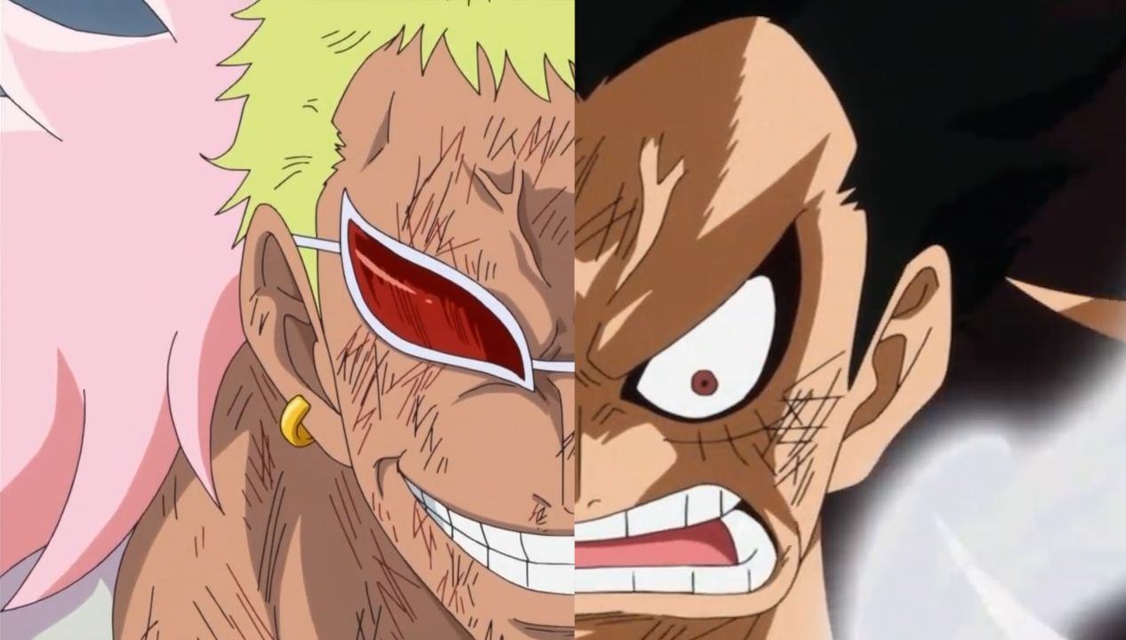 海贼王/原声/裁剪多余对话:四档路飞 vs 天夜叉明哥(重置上架)