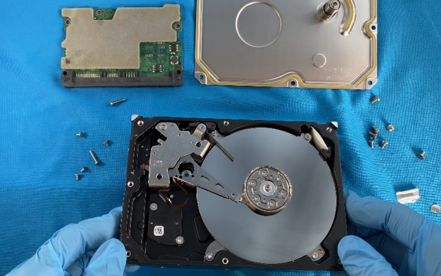 【笨手笨脚】拆解500g机械硬盘4k高清视频·上