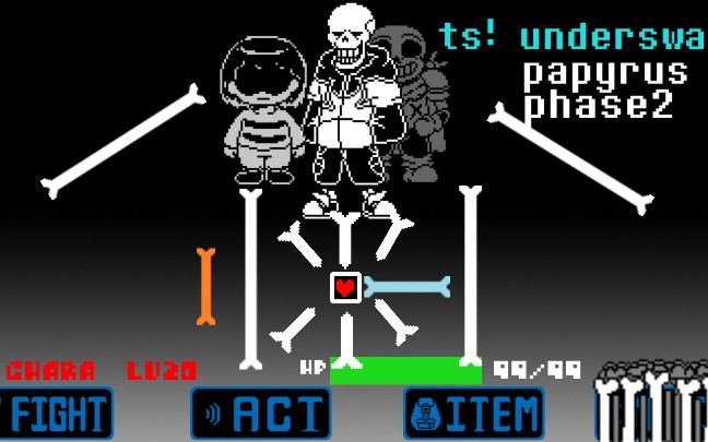 underswap papyrus第二阶段先行版_哔哩哔哩 (゜-゜)つロ 干杯~-bili