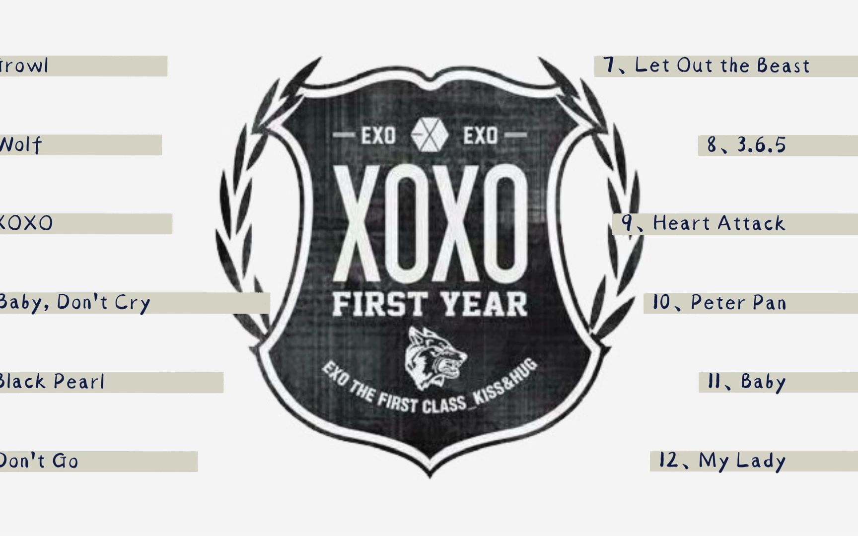 【EXO】正规一辑加后续《XOXO》《GROWL》哔哩哔哩bilibili