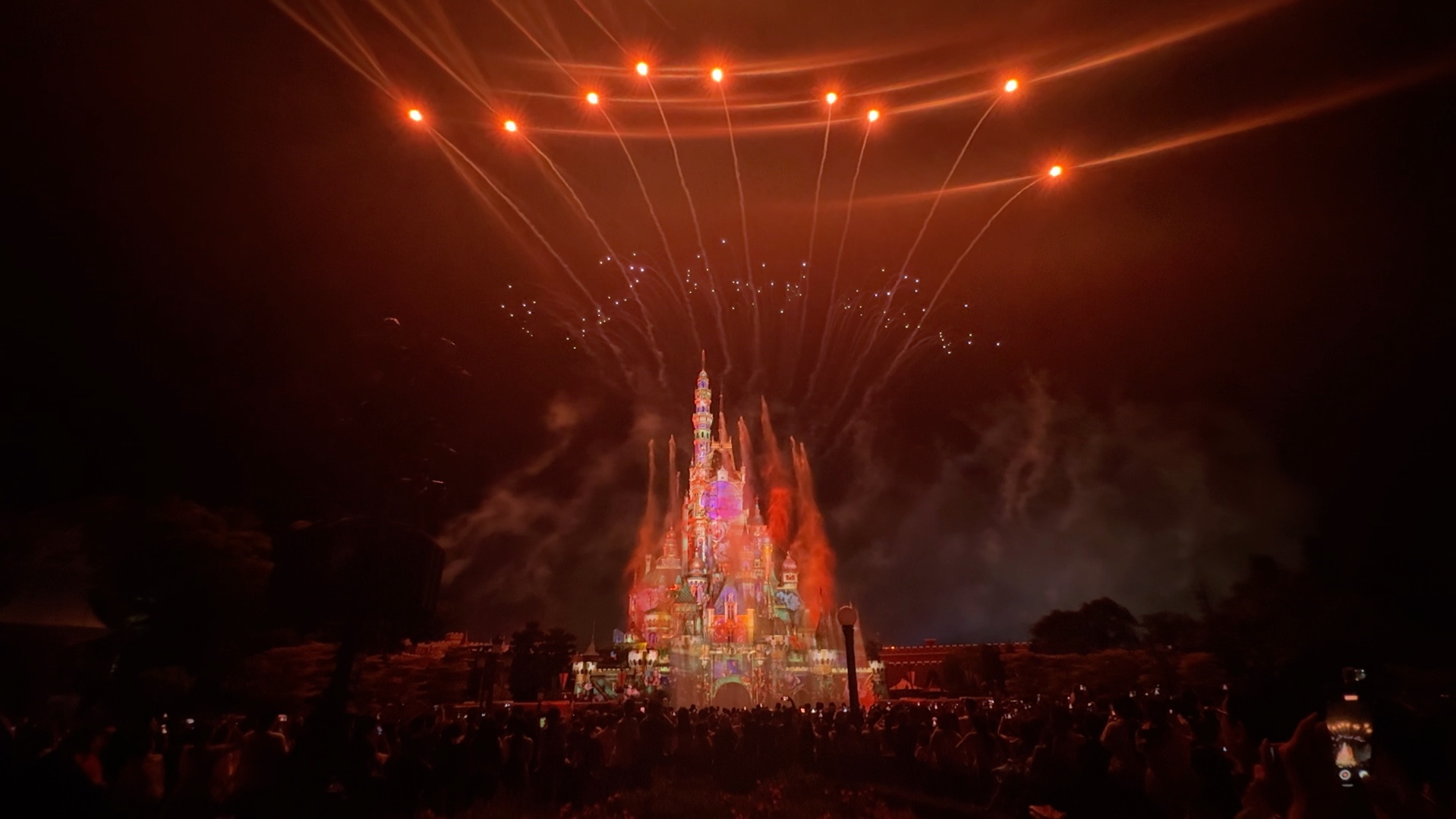 【4k】香港迪士尼 星梦光影之旅 烟花秀