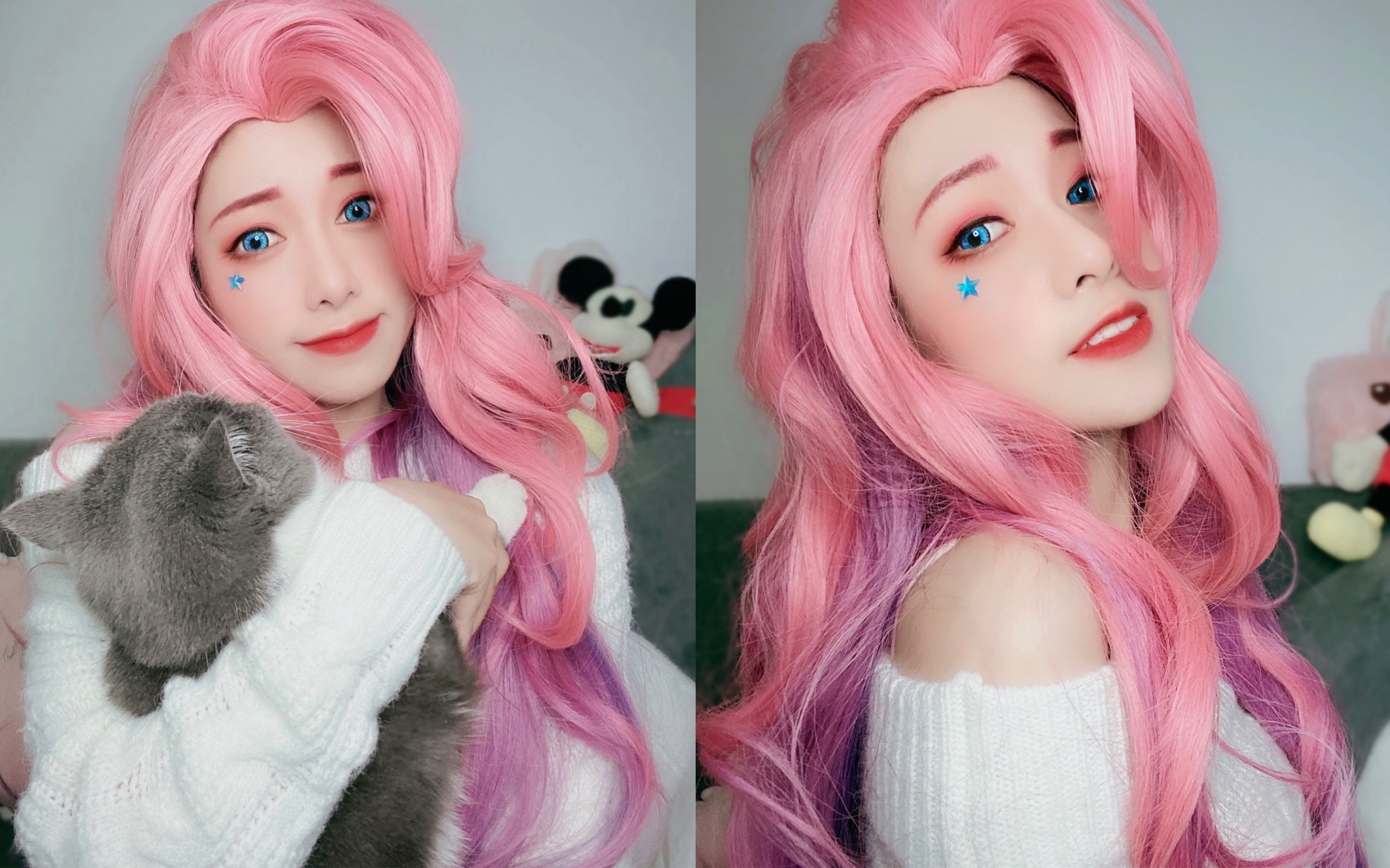 英雄联盟lol 萨勒芬妮仿妆