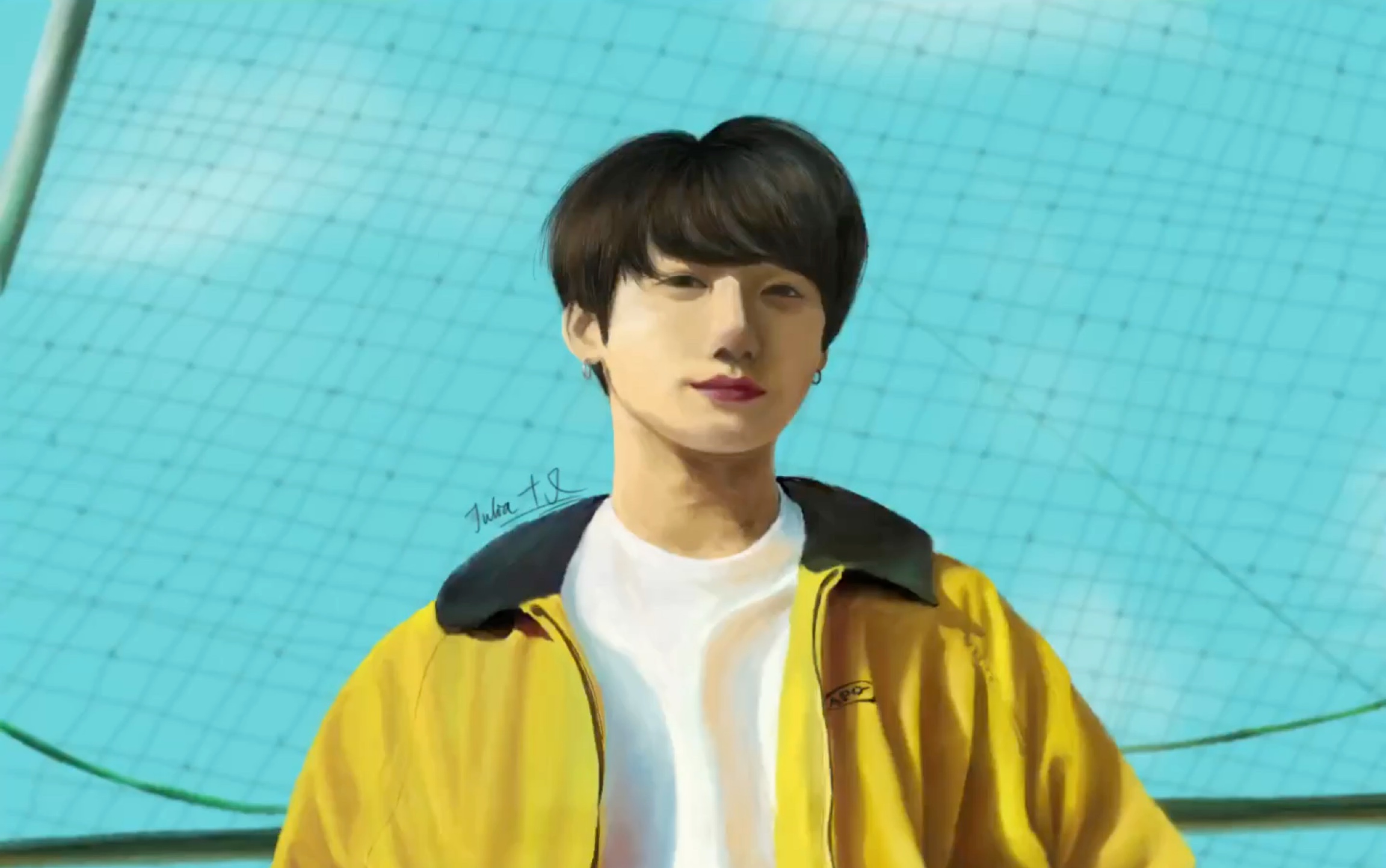 【ipad pro绘画】防弹 田柾国 jk嘿诶