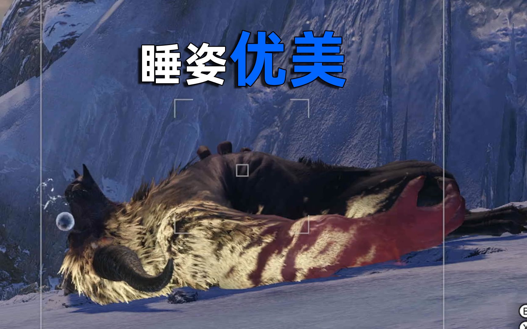 [图]怪物猎人崛起RISE 35 金狮子睡觉姿势优美