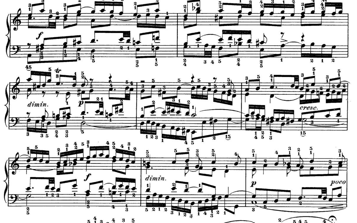 4.29 巴赫 c大调赋格 bwv 846