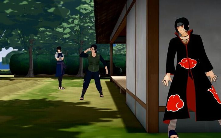 火影蛇精病mmd——宇智波父子的举高高【鼬神逃跑】