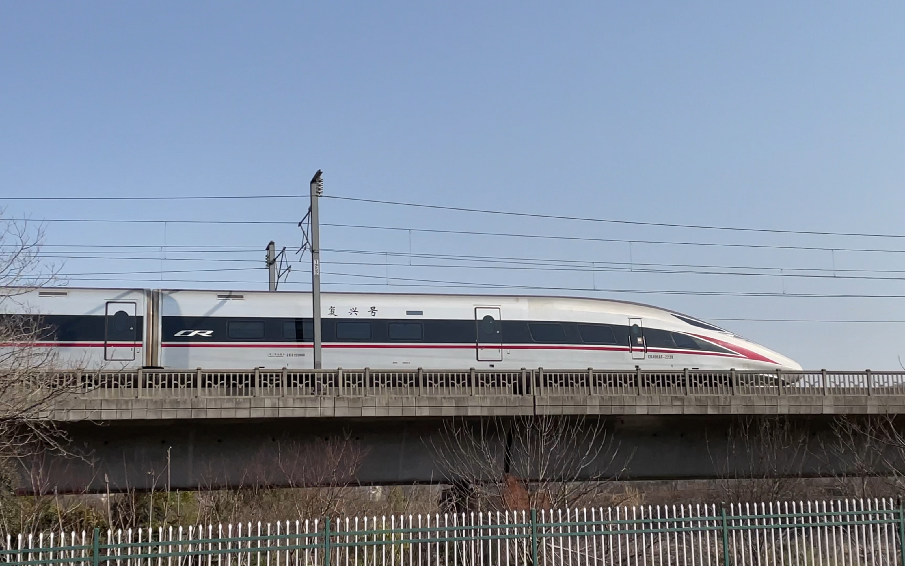 g7146/3次 cr400af-2223重联cr400af-2239高速通过铜陵