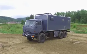 Скачать видео: 卡玛兹6x6越野房车