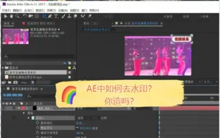 中如何巧妙去除视频上的水印？分享一个很多视频后期常用的方法