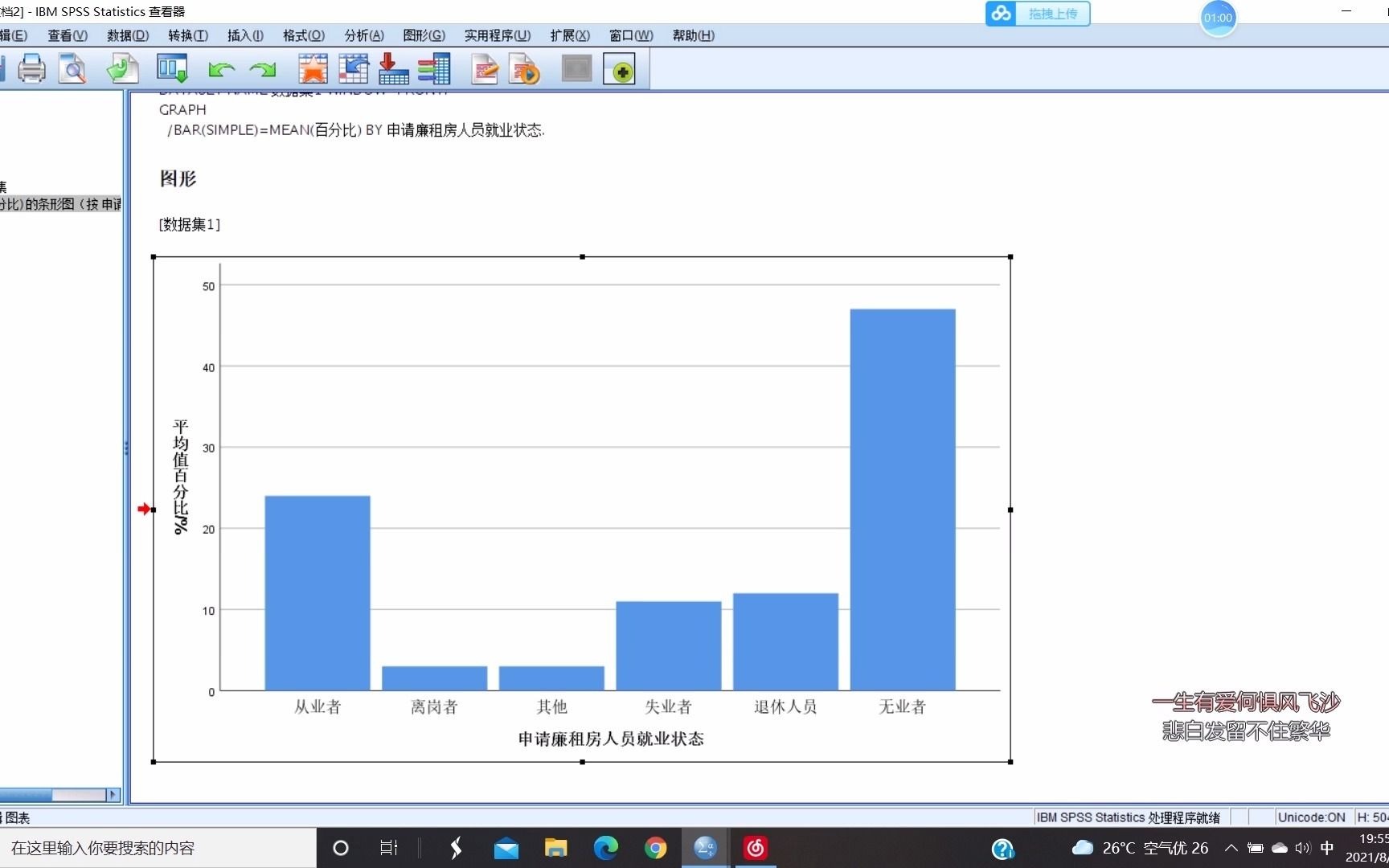 2.61【SPSS】导入excel中数据制作条形图哔哩哔哩bilibili