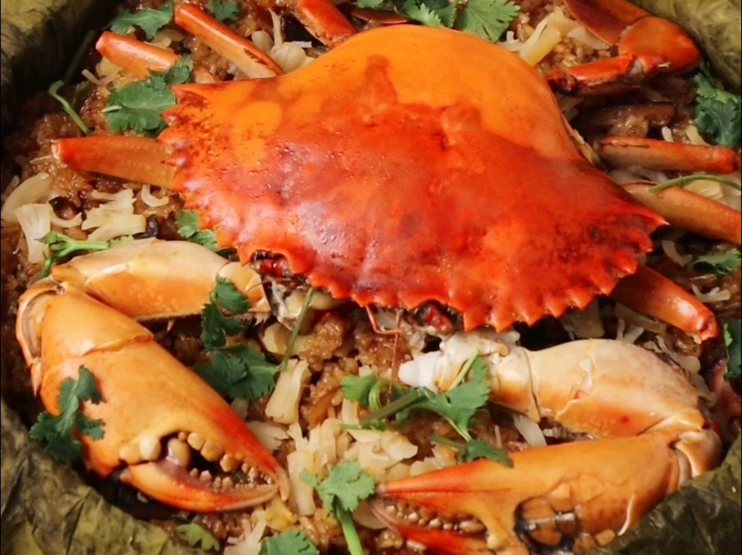 【carolehuyaya】年夜饭硬菜06台式干贝红蟳米糕|超详细教程