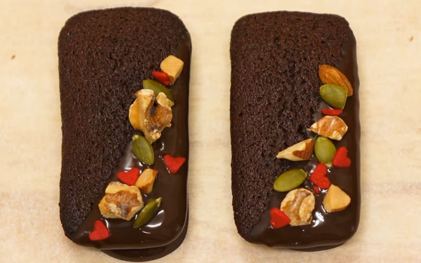 制作一款情人节的financier蛋糕_哔哩哔哩 (゜-゜)つロ 干杯~-bili