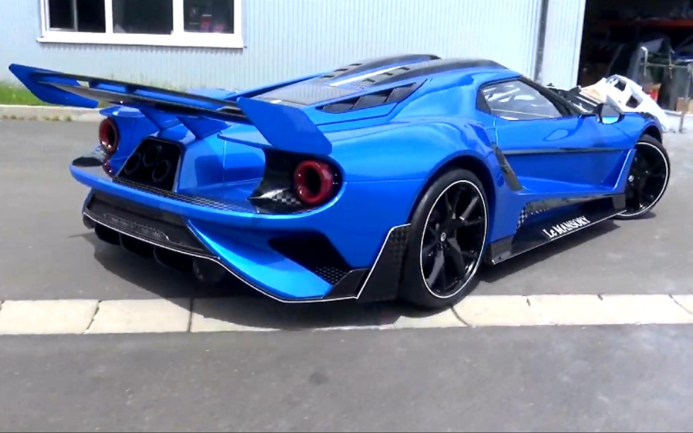 世界上最疯狂的福特gt跑车le mansory来袭!爆改710马力!但颜值