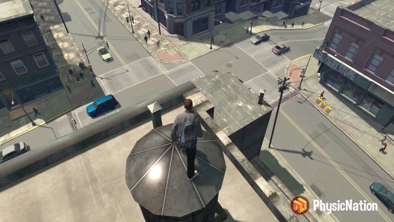 [图][GTA4]跳楼解压集锦