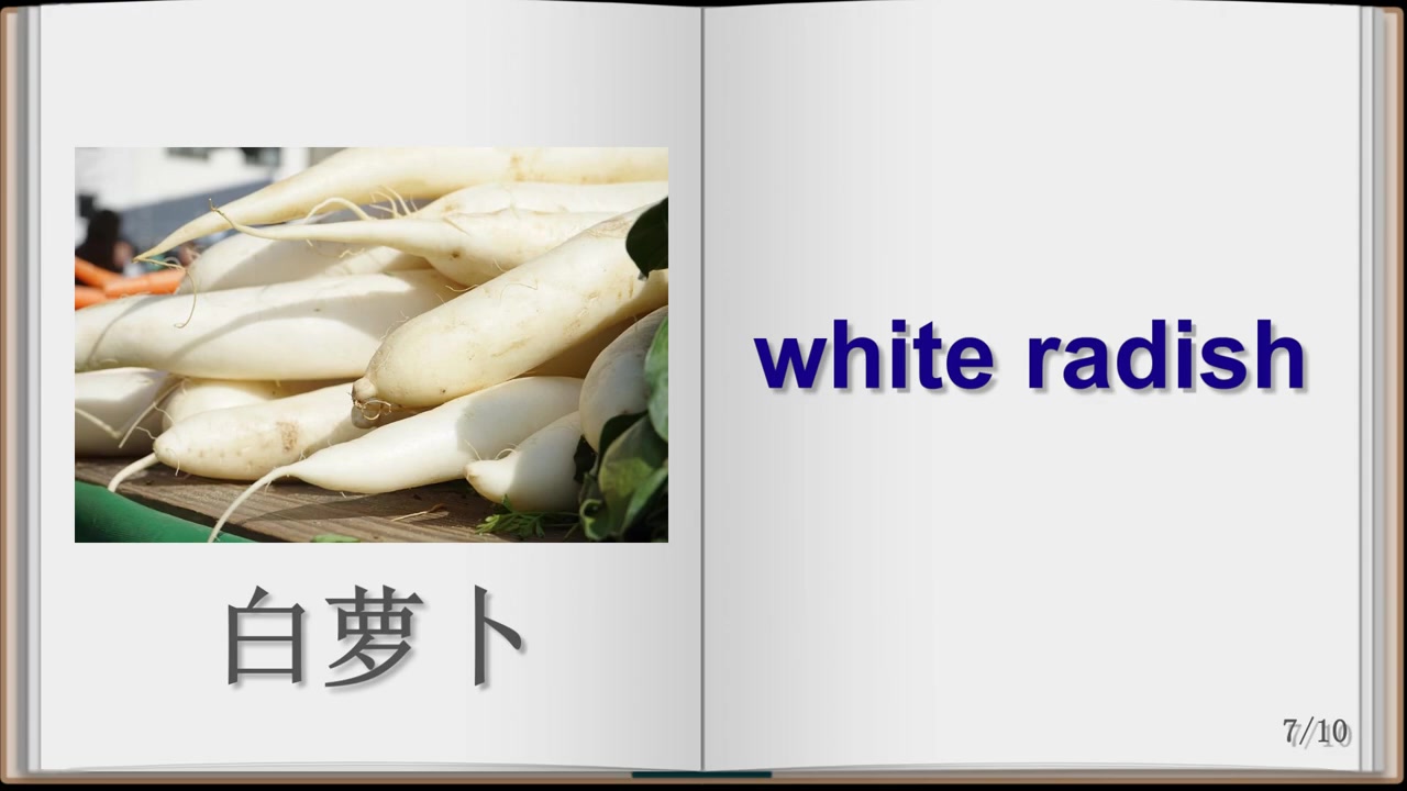 英文词汇蔬菜 vegetables(3)哔哩哔哩bilibili