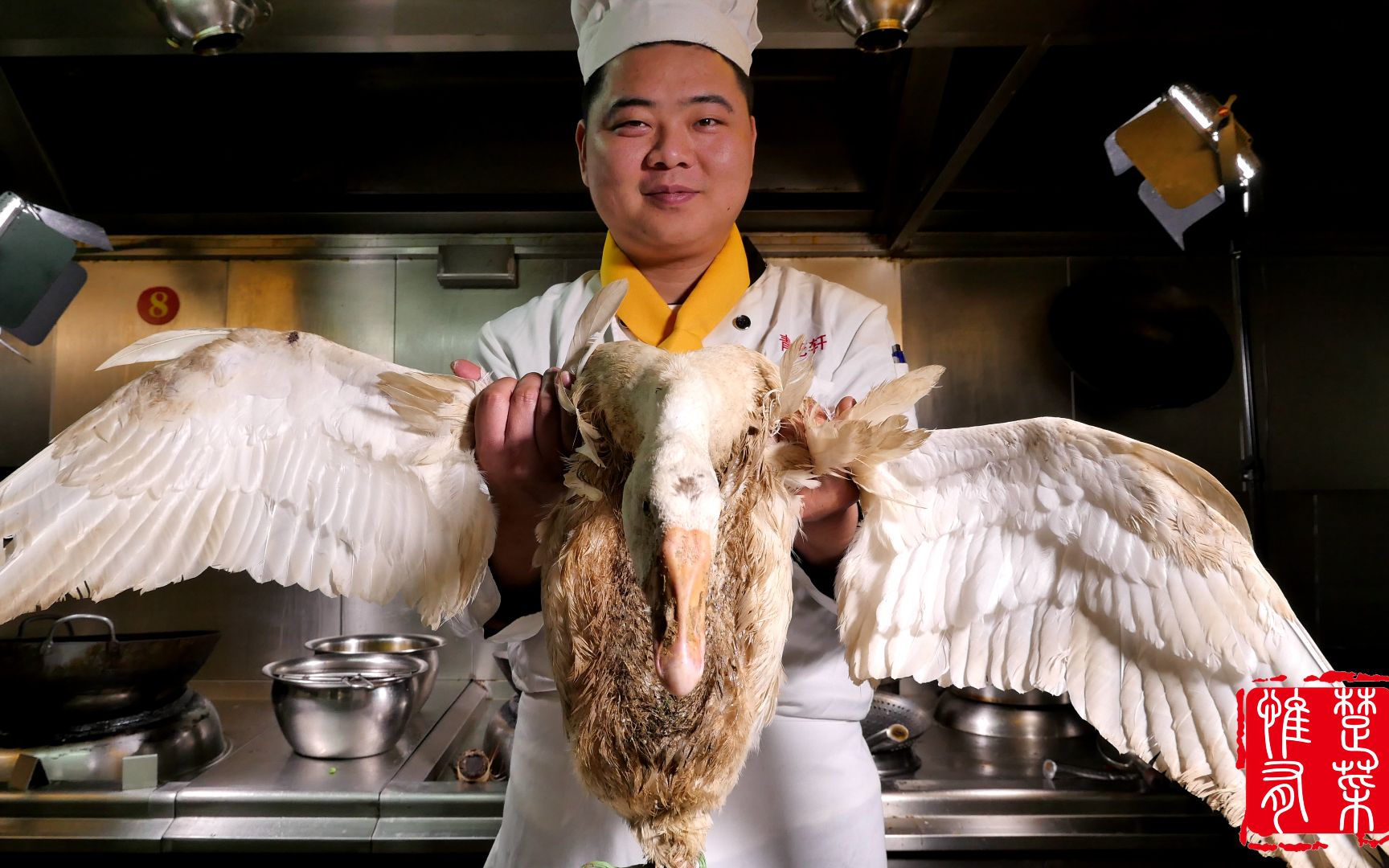 再嚣张的鹅,到了厨房,都是盘中美食,这道龙王烧鹅看得口水直流!