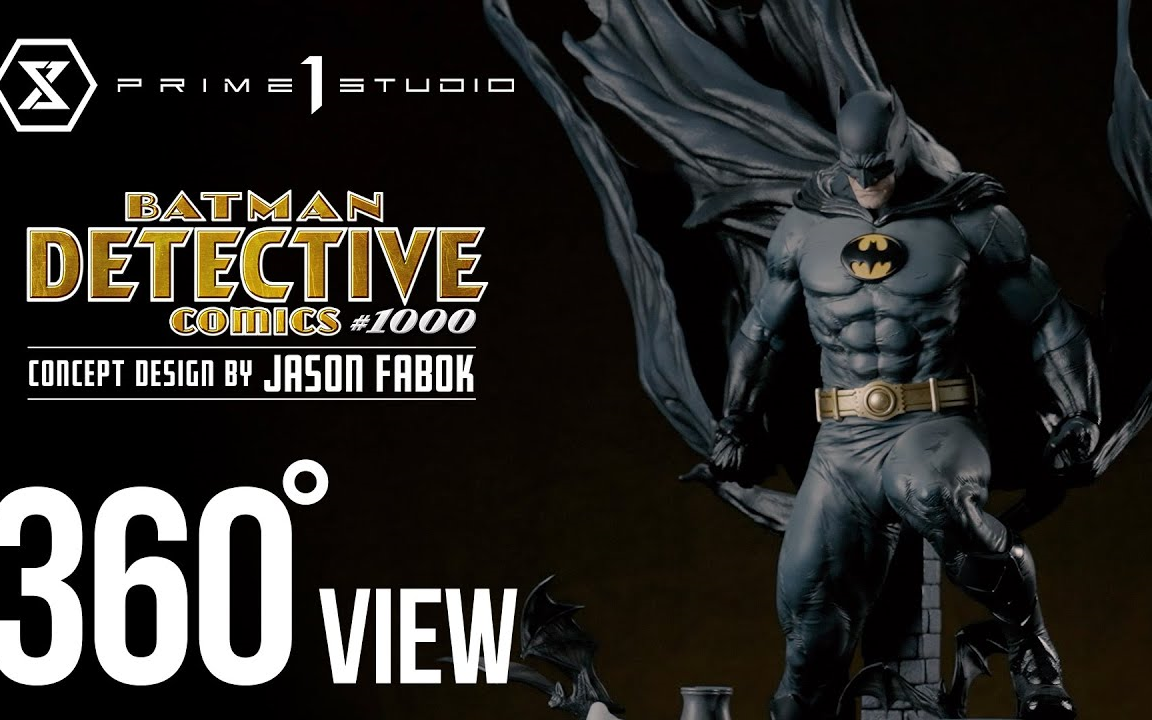 prime 1 studios 杰森·法博克蝙蝠侠360度展示!