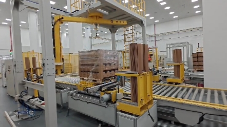 摇臂缠绕机包装机自动护角机包装流水线