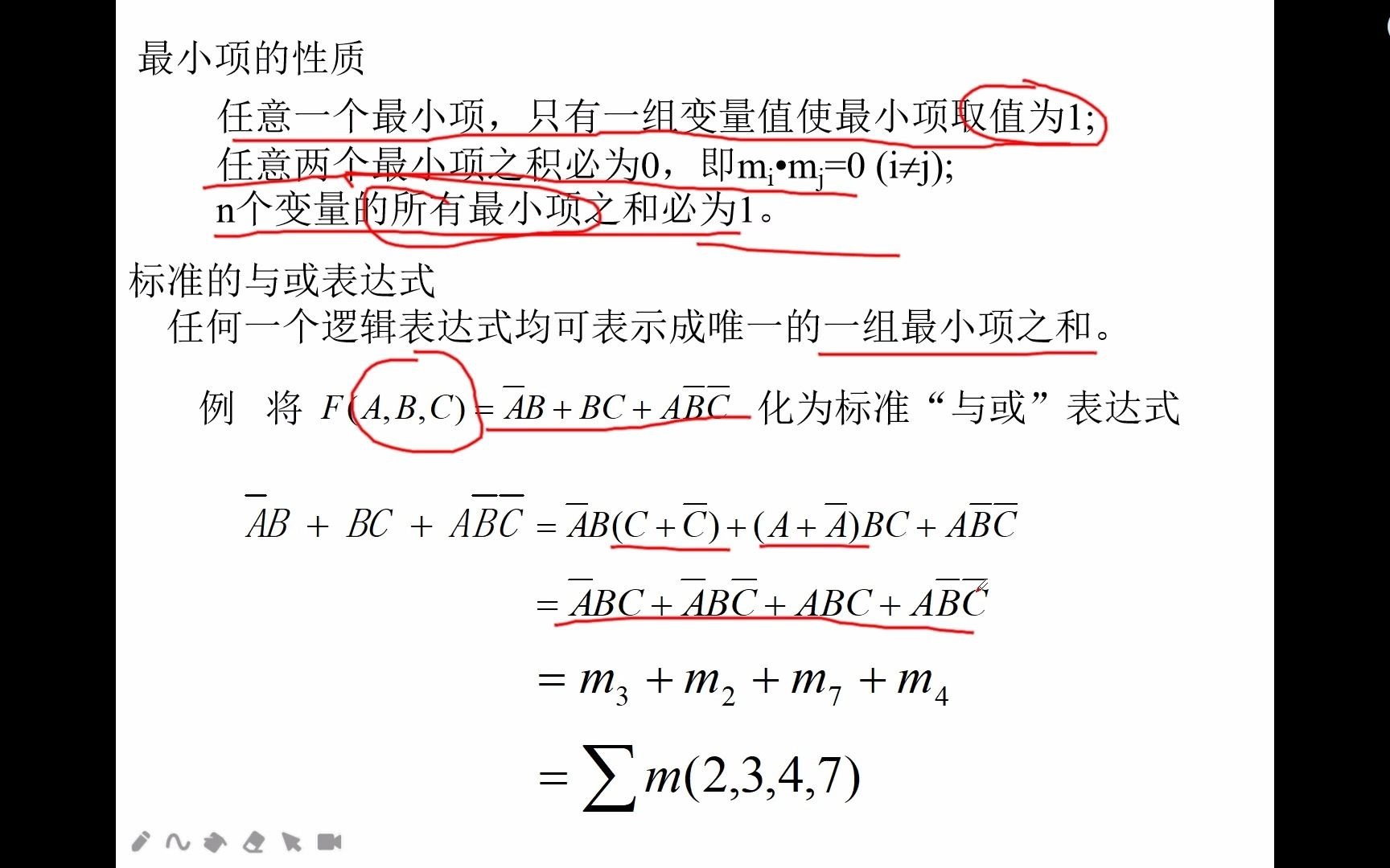 [图][数字电路基础]最小项与最大项表达式 数电期末必备,真的不难4