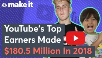 年全球最高收入youtube博主排行榜揭晓 9岁男孩年收入近3000万美元 哔哩哔哩 Bilibili