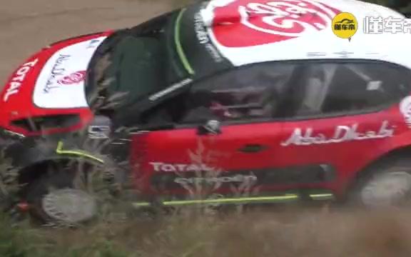 WRC雪铁龙每次过弯都那么飘逸,WRC波兰站拉力赛哔哩哔哩bilibili