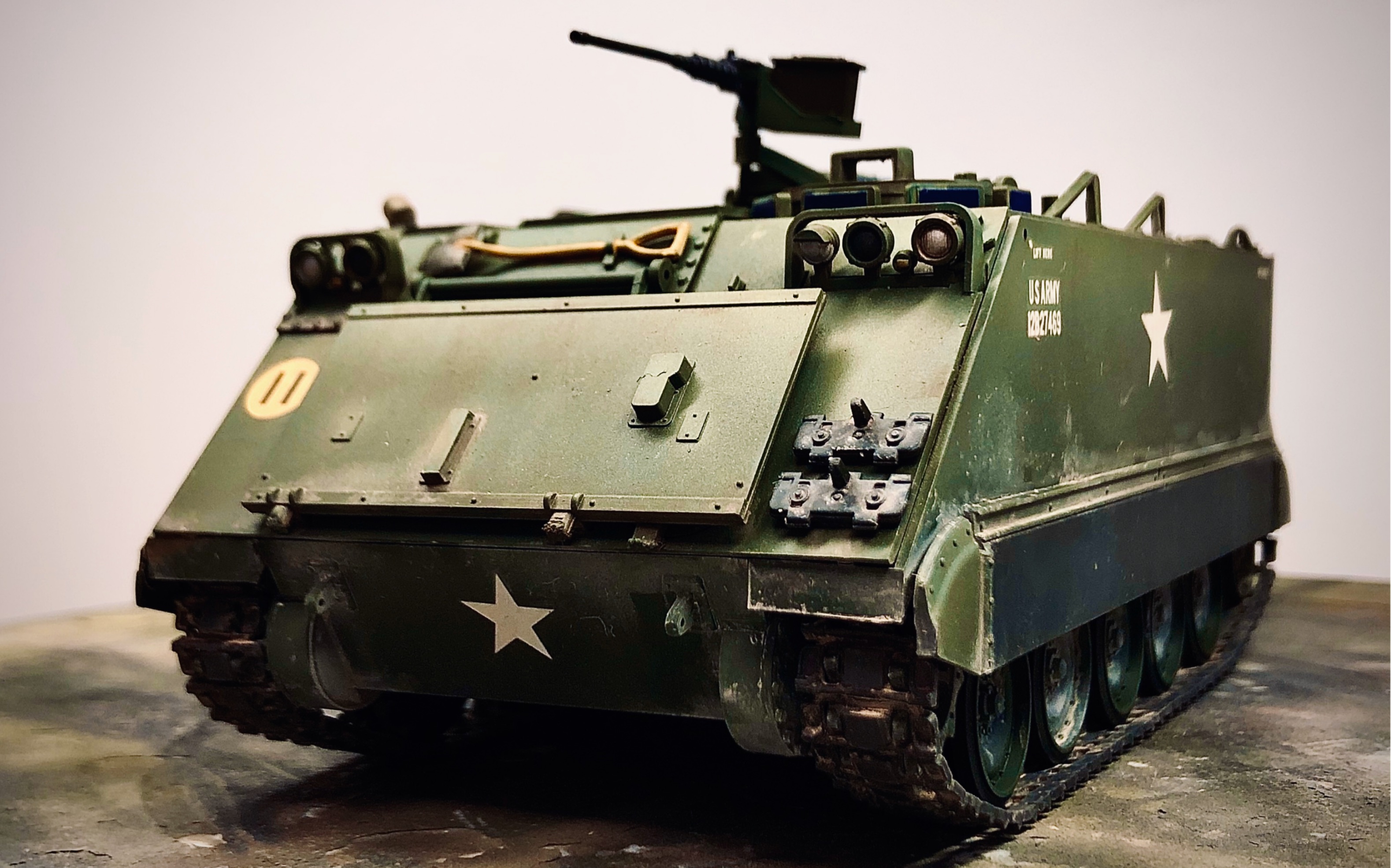 田宮 m113 裝甲運兵車 模型作品 越戰塗裝