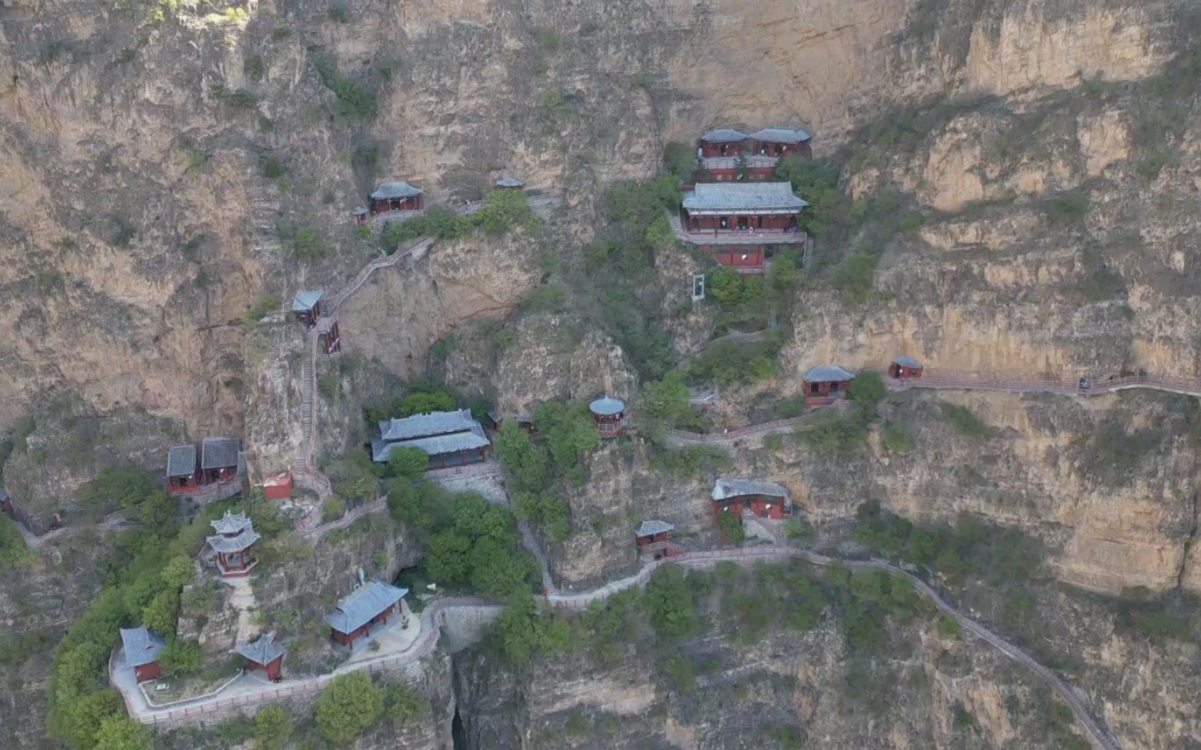 河北张家口蔚县桑干河大峡谷悬空寺哔哩哔哩bilibili