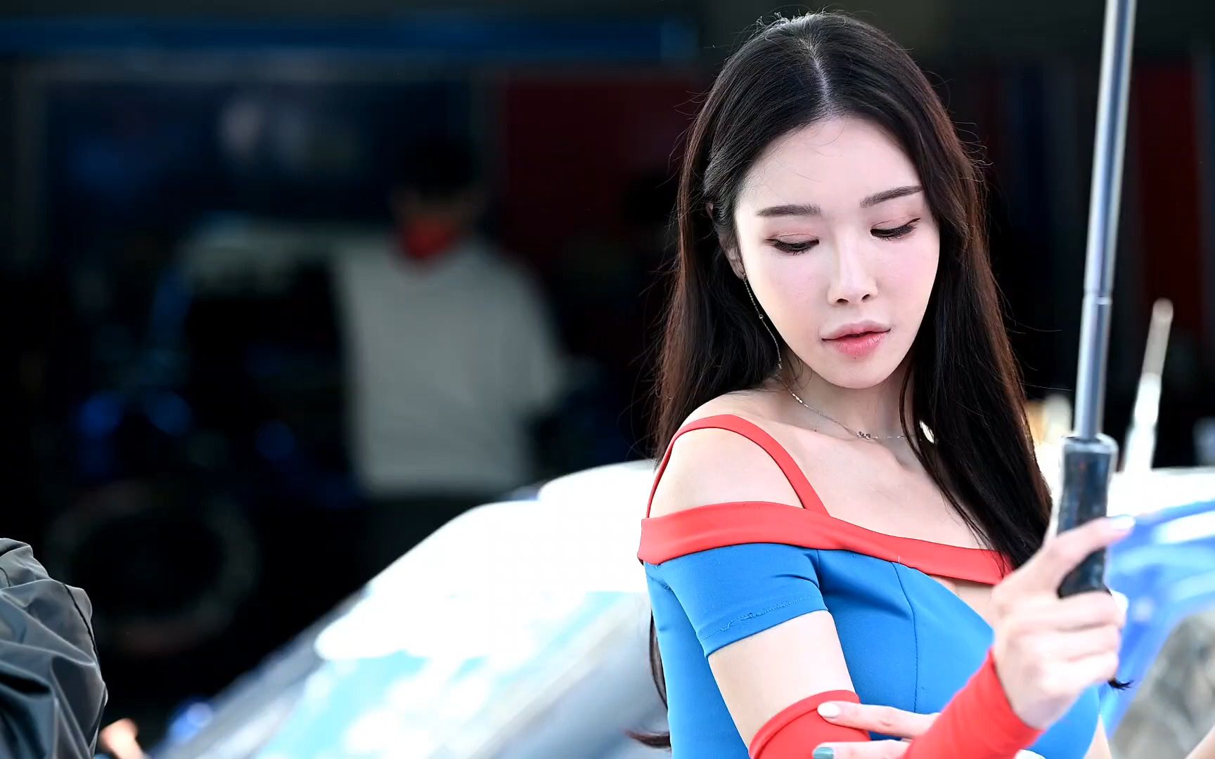 赛车模特 柳莉安 cj超级赛