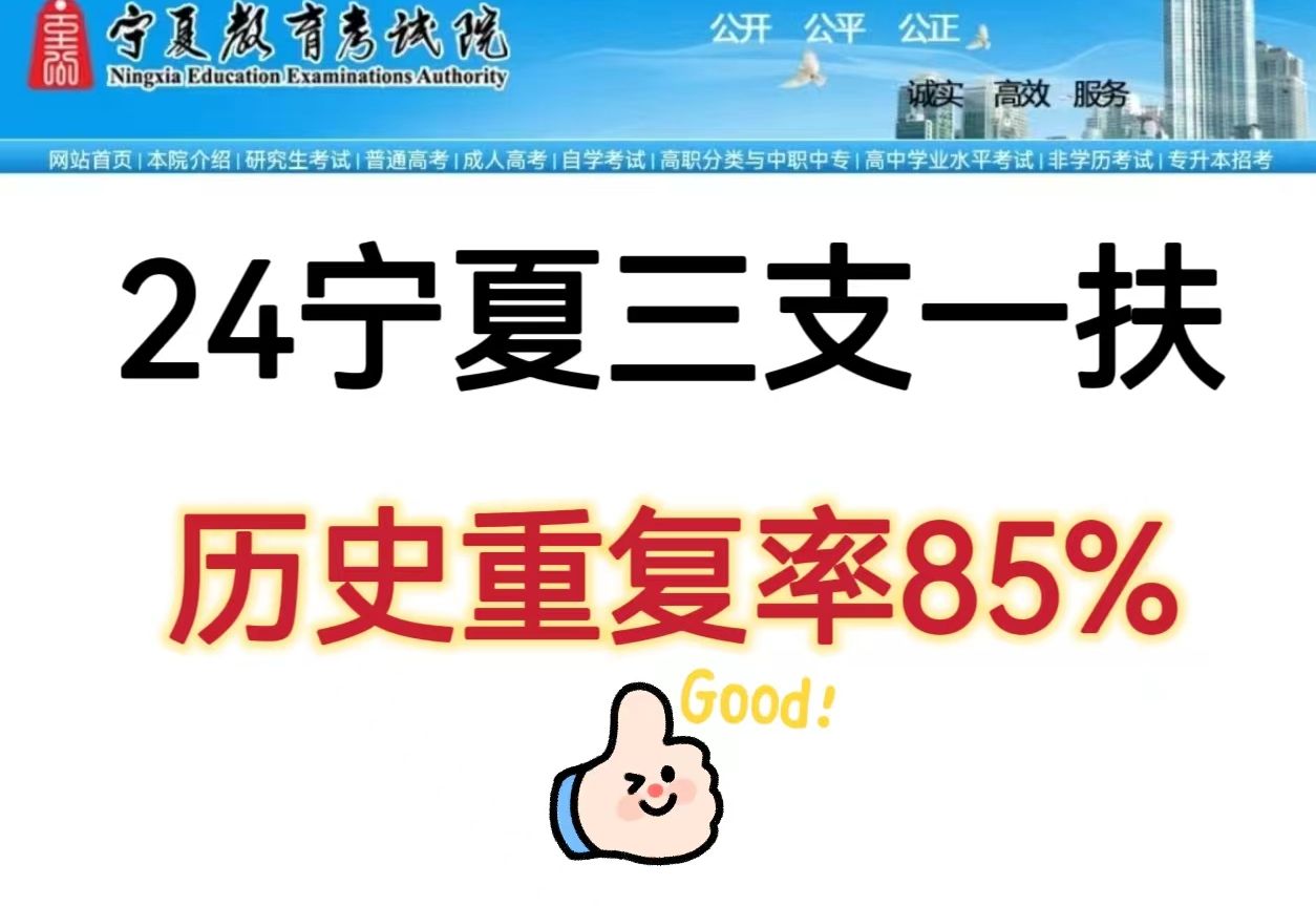 公告发布!2024宁夏三支一扶考试!重点笔记资料看完上岸!7月13日宁夏回族自治区三支一扶考试笔试公共基础知识重点备考笔记学习资料网课真题上岸经...