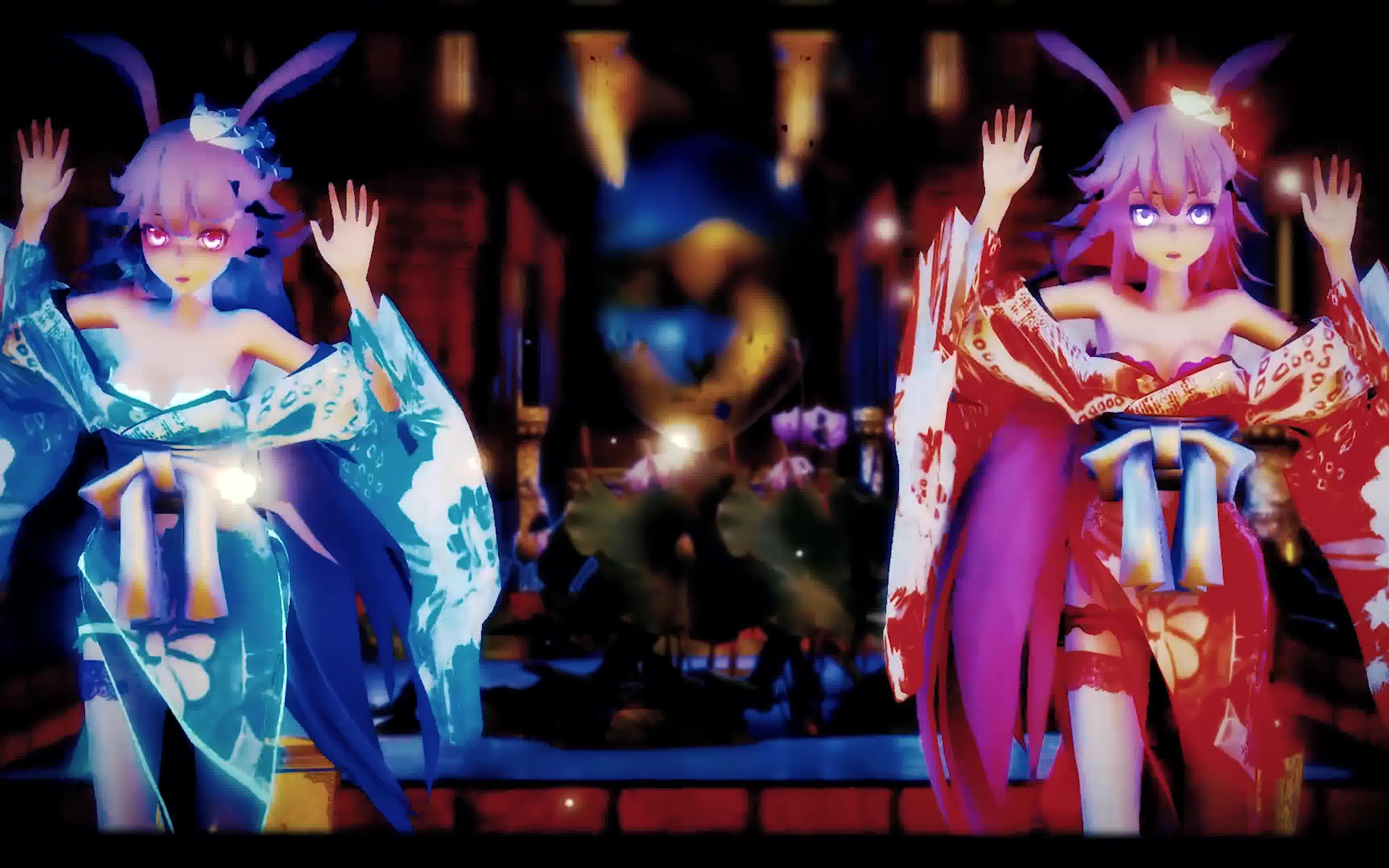 【崩坏3mmd】宵宵古今-自古红蓝出cp(这是要自己x自己吗