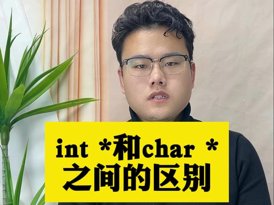 int*和char* 之间的区别是什么?哔哩哔哩bilibili