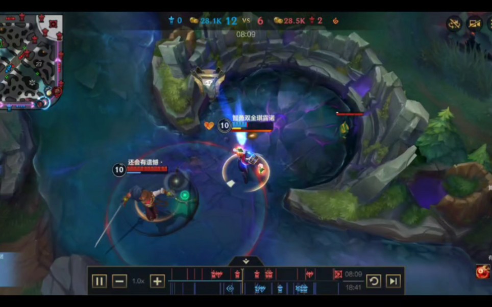 lolm慎走位躲掉亚索eq二连