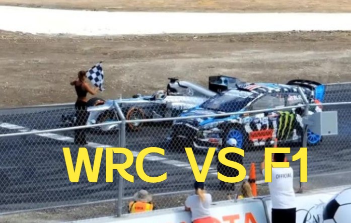 WRC VS F1赛车比赛!{高清}Lewis Hamilton VS Ken Block哔哩哔哩bilibili