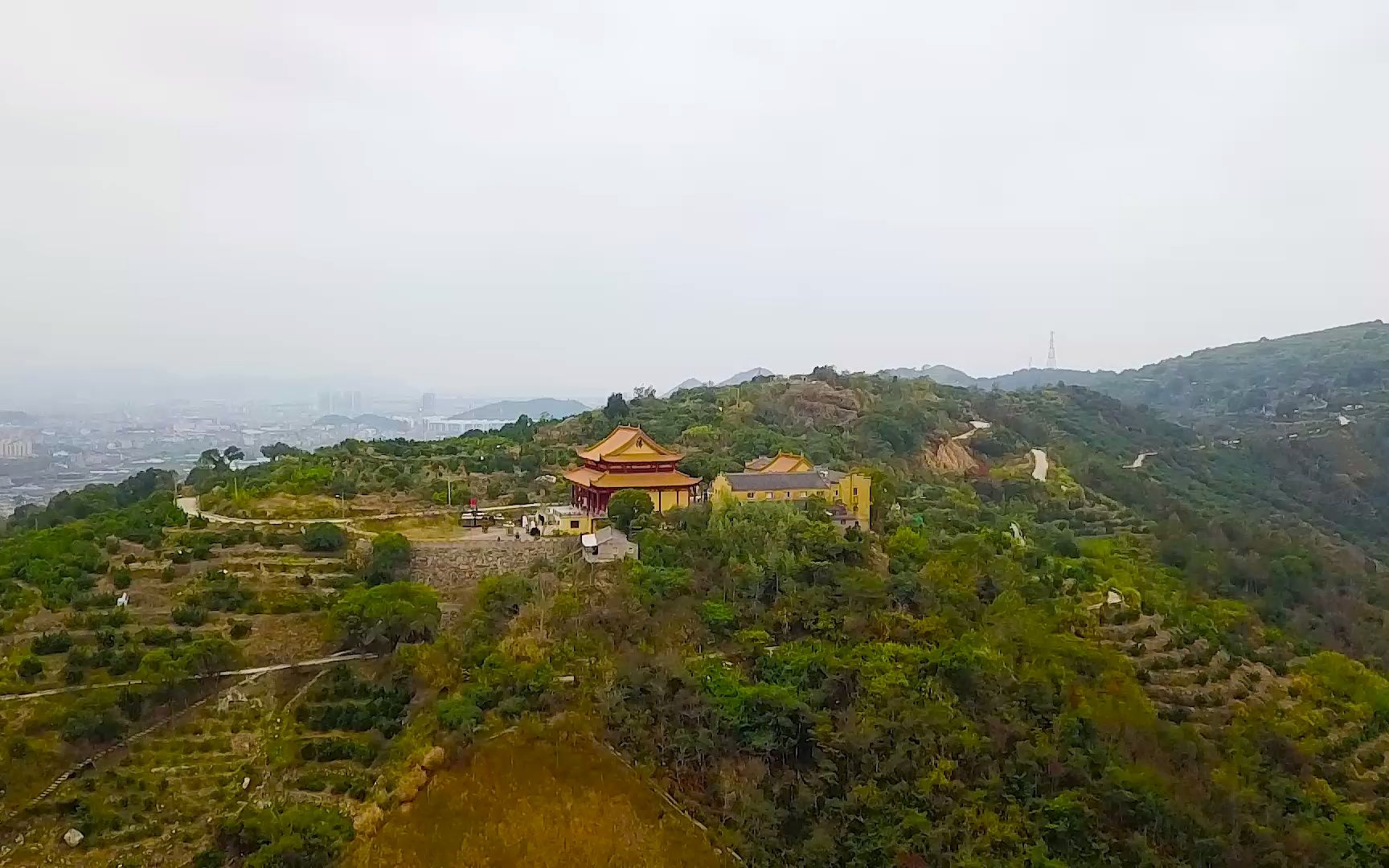 探索玉环市自驾游周末打卡景点第一集:清港山顶古建筑欣赏哔哩哔哩bilibili