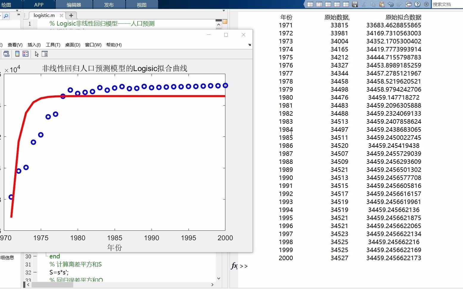 [数学建模]逻辑斯蒂(logistic)人口预测代码模型演示哔哩哔哩bilibili