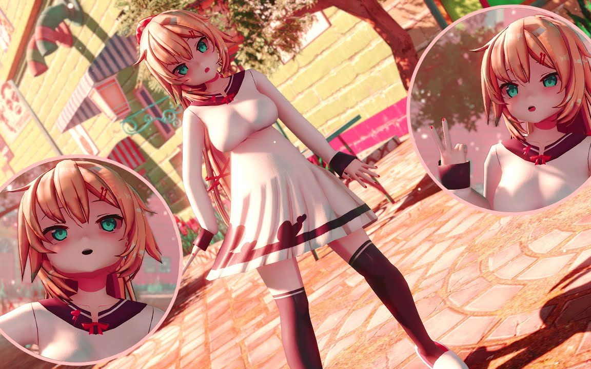 【mmd】dont start now『akai haato - haachama』_哔哩哔哩_bili