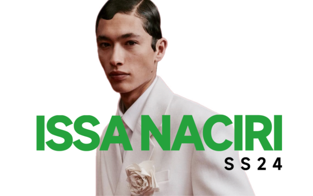 【Issa Naciri】混血王子男模Issa 2024巴黎春夏男装周走秀合集哔哩哔哩bilibili