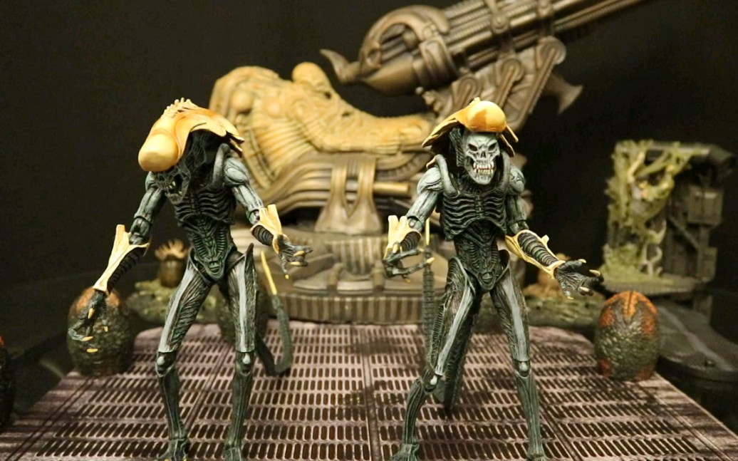 【neca】来自油管的neca 异形大战铁血战士街机版 虫茧异形 评测