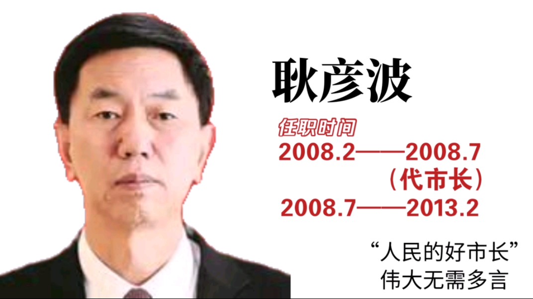 21世纪以来大同市历任市长(2000—2024)哔哩哔哩bilibili