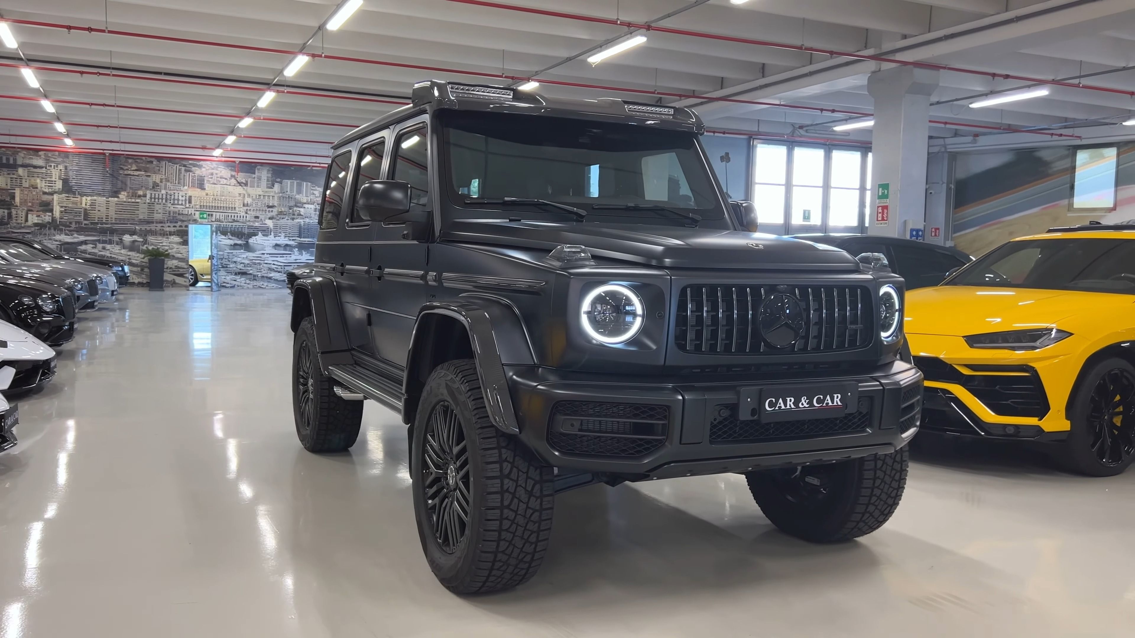 海外全新 2024 年梅赛德斯 amg g63 4x4 squared - 内部和外部巡视