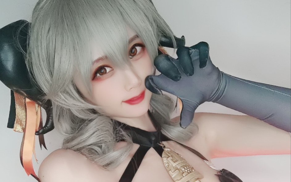 【汐兔子】原神——夜幕甘雨小恶魔cos