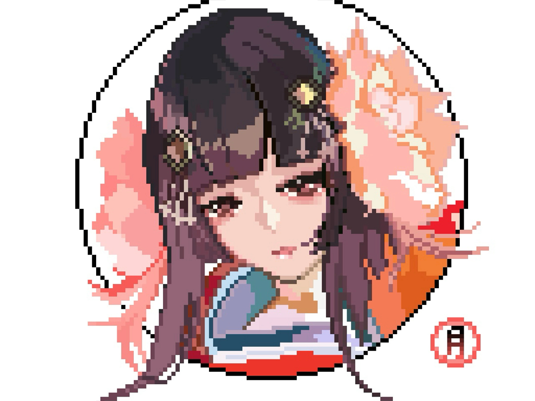 阴阳师唯美樱花妖出框头像