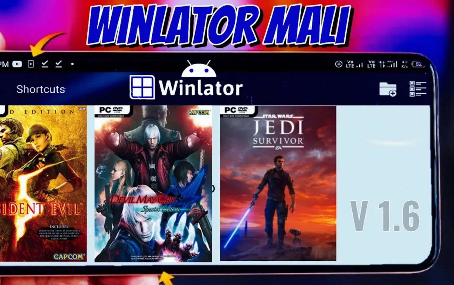 [图]Winlator 天玑Mali版v1.6更新，低端3GB手机都能玩 | 安卓Windows模拟器