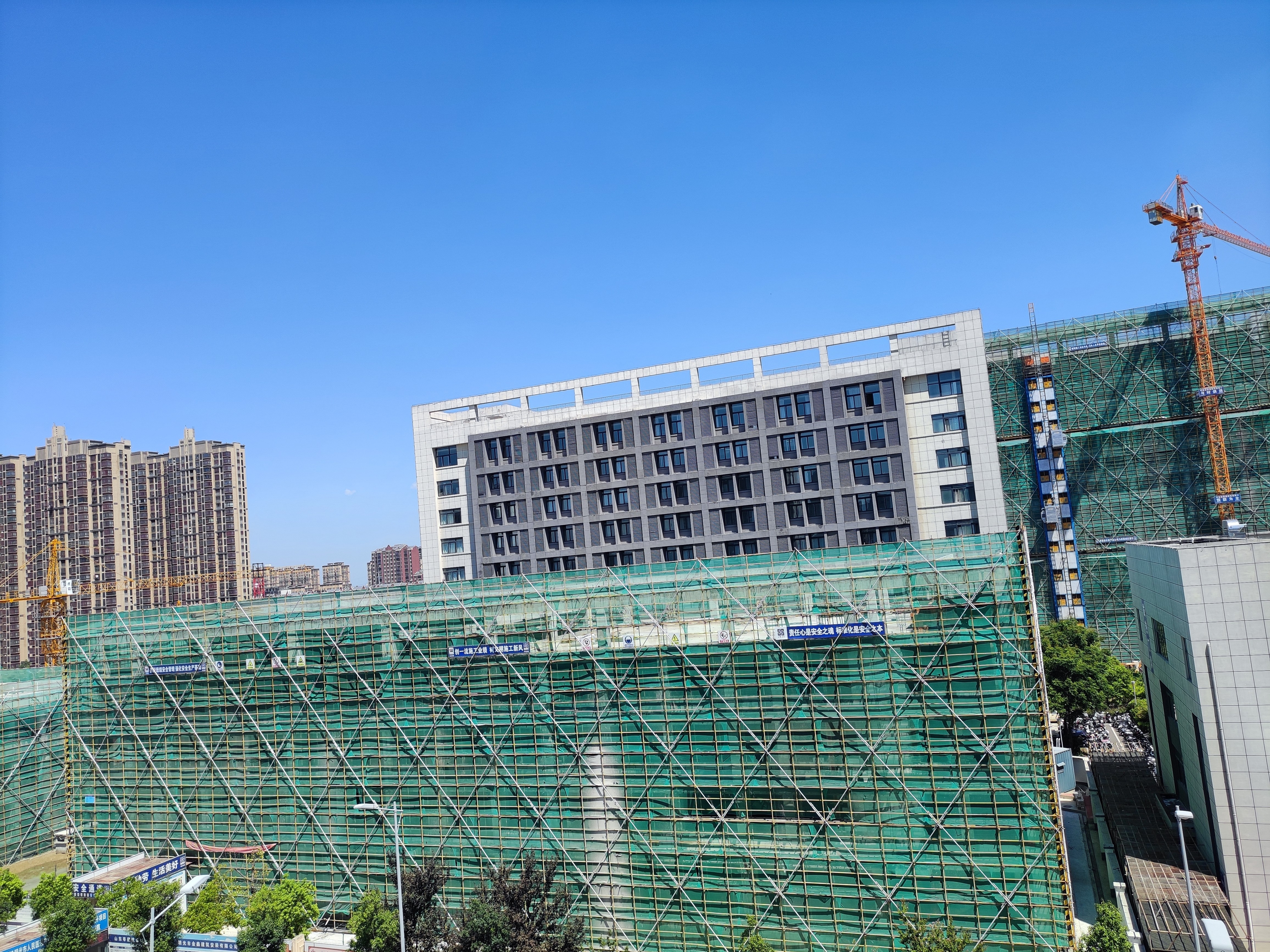 明光市人民医院新楼建设中
