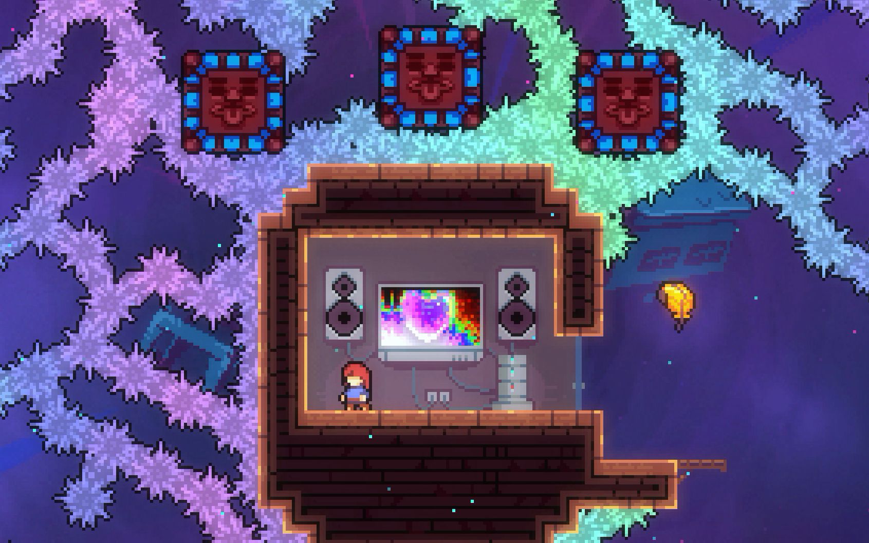 【蔚蓝 celeste】 第九章 farewell 隐藏音频频谱