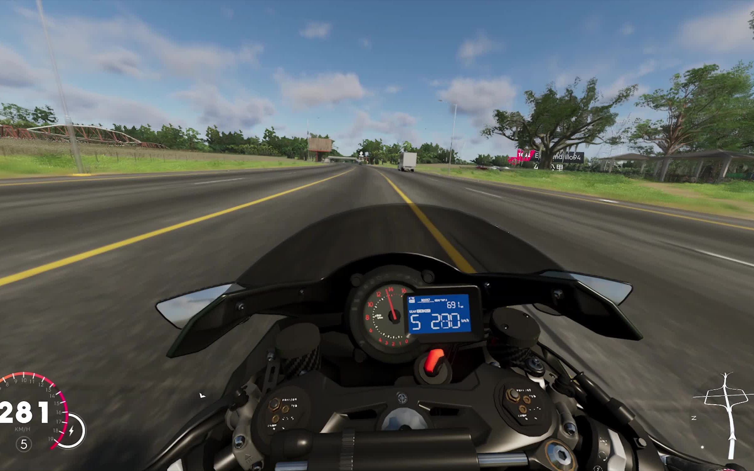 飙酷车神2川崎h2现实世界中的直道王h2r的普通版_哔哩哔哩 (゜-゜)つ